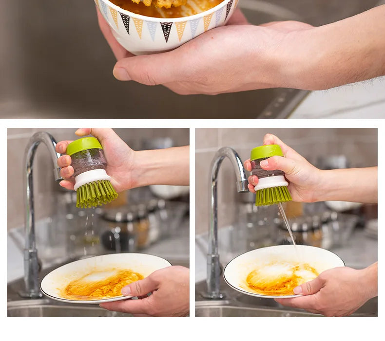 PureVa Soap Dispensing Dish Brush