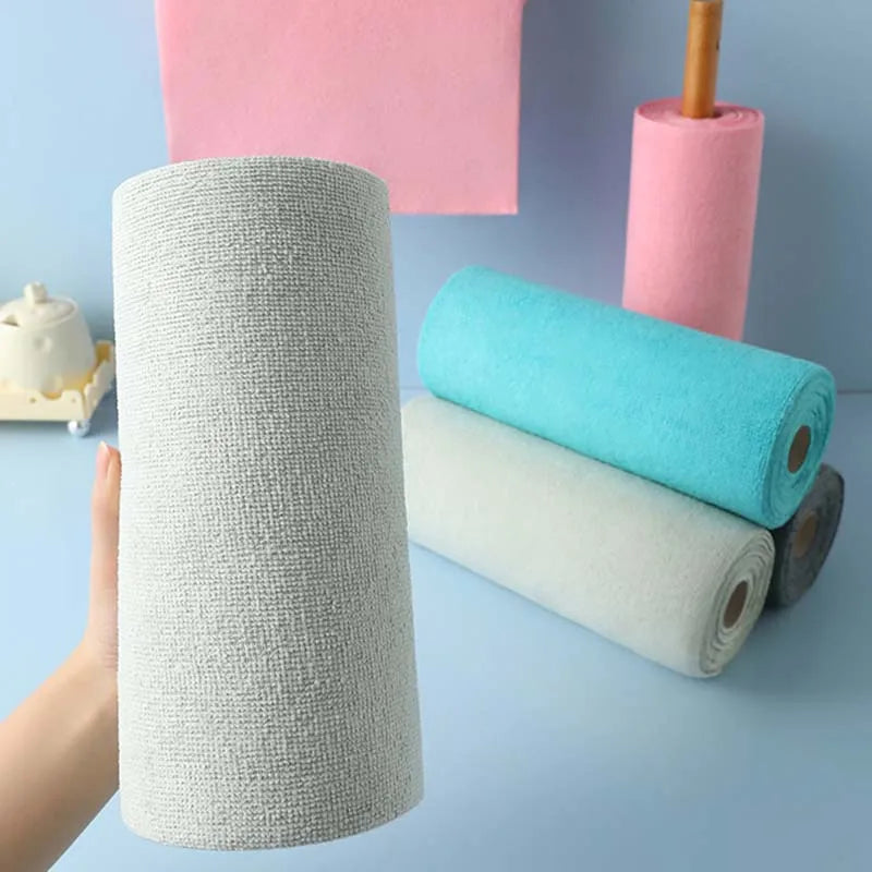 PureVa Reusable Microfiber Cleaning Roll