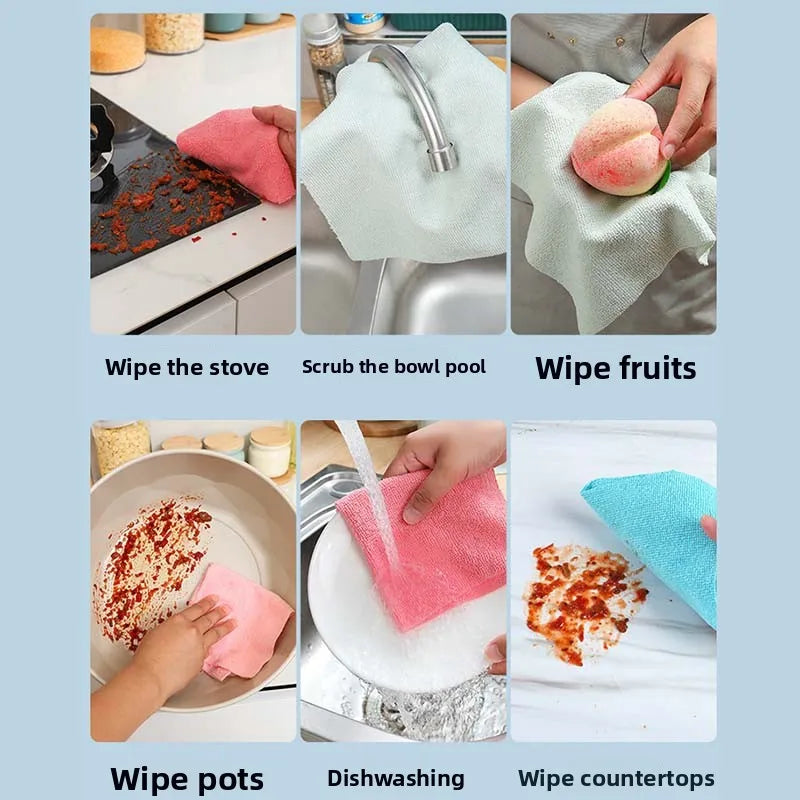 PureVa Reusable Microfiber Cleaning Roll