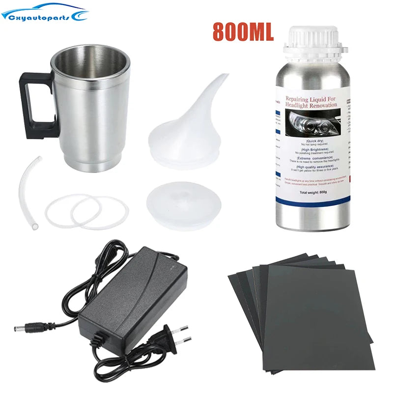 PureVa Headlight Liquid Polish Kit