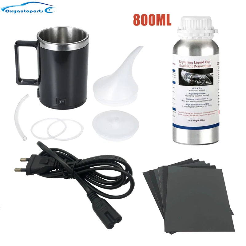 PureVa Headlight Liquid Polish Kit